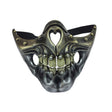 Buy Costume Accessories Silver steampunk skeleton half mask sold at Party Expert