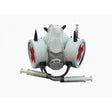 Buy Costume Accessories White gas mask with syringes sold at Party Expert