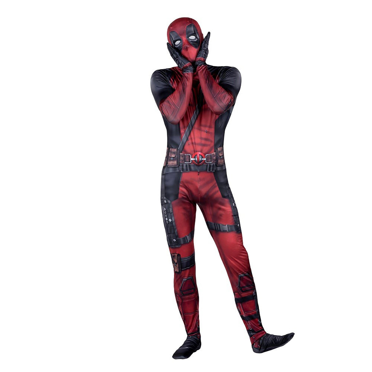 KROEGER Costumes Marvel Deadpool Spandex Costume for Adults, Suit and Mask