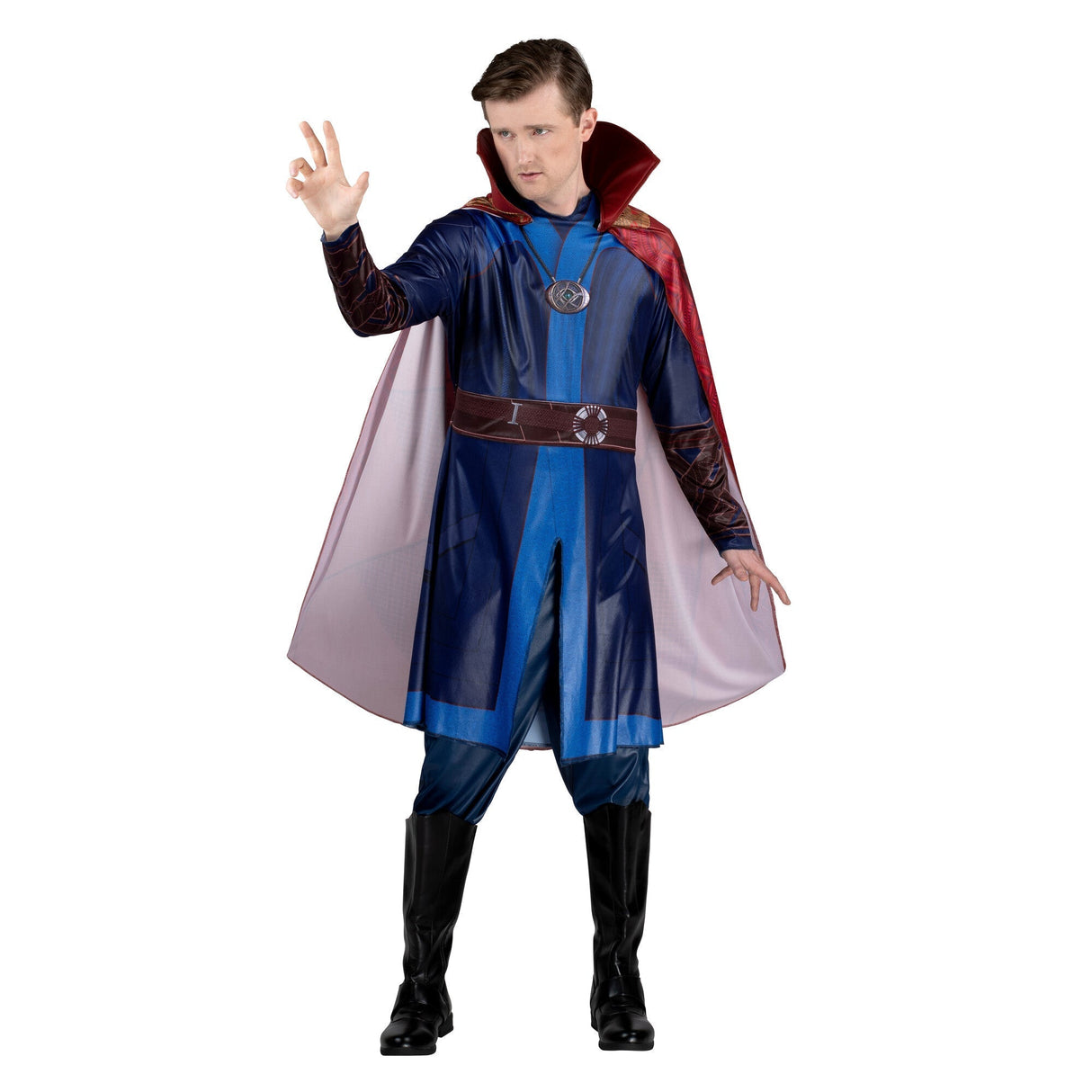 KROEGER Costumes Marvel Dr.Strange Qualux Costume for Adults, Blue Tunic