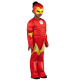 KROEGER Costumes Marvel Iron Man Costume for Toddlers, Red Padded Jumpsuit 191726457992