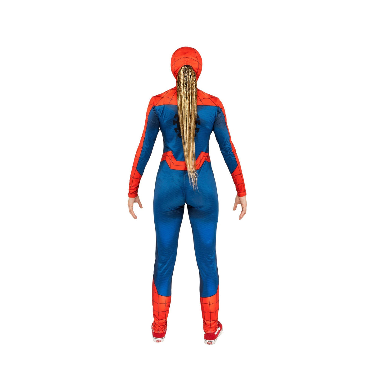 KROEGER Costumes Marvel Spider-Man Qualux Costume for Adults, Jumpsuit and Headpiece