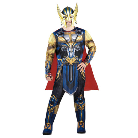 KROEGER Costumes Marvel Thor Qualux Costume for Adults, Jumpsuit and Cape