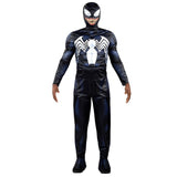 KROEGER Costumes Marvel Venom Qualux Costume for Adults, Black Jumpsuit