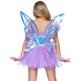 LEG AVENUE/SKU DISTRIBUTORS INC Costume Accessories Iridescent Vinyl Waist Fairy Wings Kit for Adults