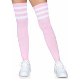 LEG AVENUE/SKU DISTRIBUTORS INC Costume Accessories Light Pink Athletic Thigh-High Hosiery for Adults 714718390598