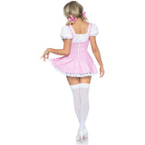 LEG AVENUE/SKU DISTRIBUTORS INC Costumes Gingham Costume for Adults, pink Dress with Apron