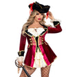 LEG AVENUE/SKU DISTRIBUTORS INC Costumes Pirate Captain Costume for Adults, Velvet dress