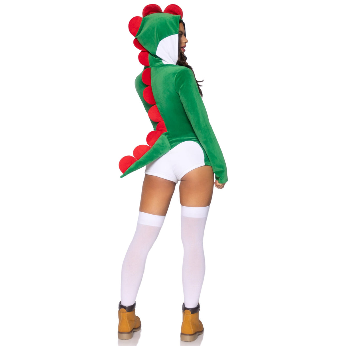 LEG AVENUE/SKU DISTRIBUTORS INC Costumes Super Dino Sexy Costume for Adults, Green Romper