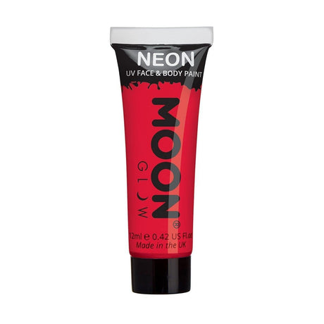 Buy Costume Accessories Moon red neon UV face & body paint sold at Party Expert