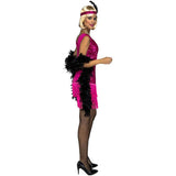 MY OTHER ME FUN COMPANY Costumes Fuchsia Charleston Costume for Adults, Pink Dress 8435408251396