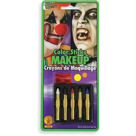 Buy Costume Accessories Color makeup sticks, 5 per package sold at Party Expert