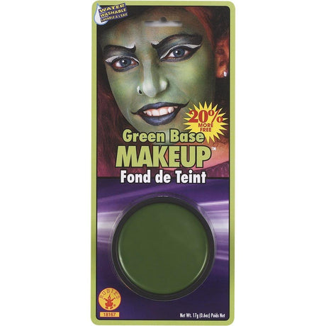 Buy Costume Accessories Green base makeup, 0.6 ounce sold at Party Expert