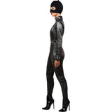 RUBIES II (Ruby Slipper Sales) Costumes DC Comics Batman Selina Kyle Catwoman Deluxe Costume for Adults, Black Jumpsuit