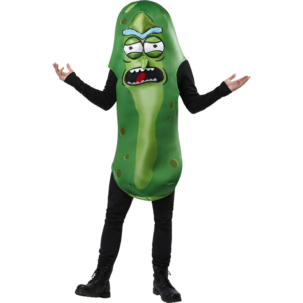 RUBIES II (Ruby Slipper Sales) Costumes Rick and Morty, Pickle Rick Costume for Adults, Overhead tunic 195884023631