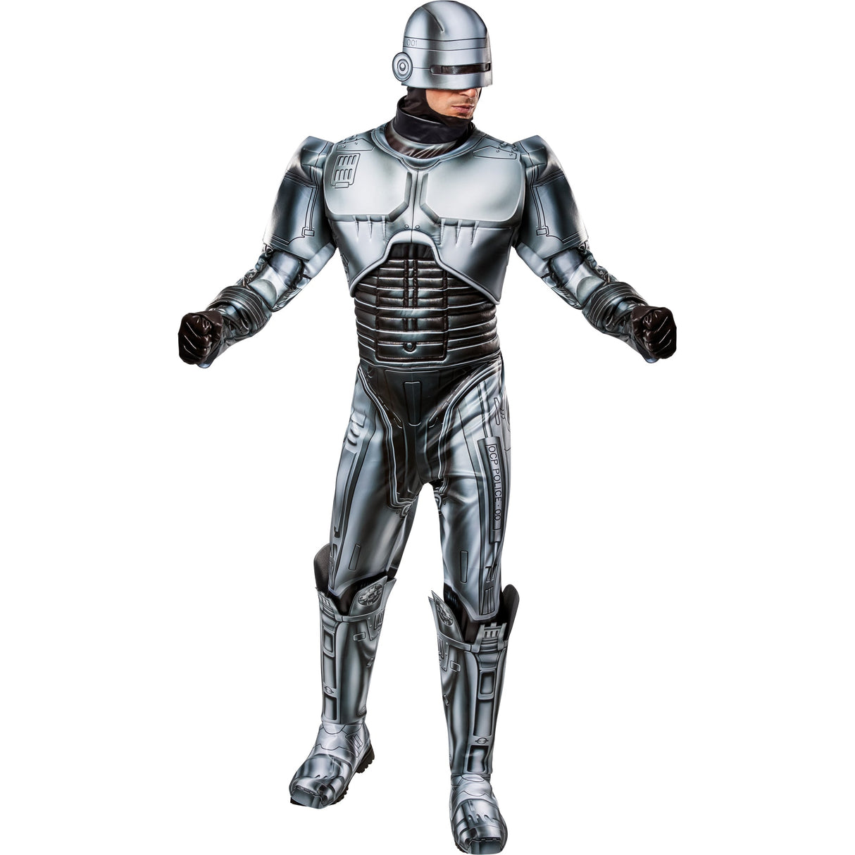 RUBIES II (Ruby Slipper Sales) Costumes Robocop Deluxe Costume for Adults, Grey Jumpsuit