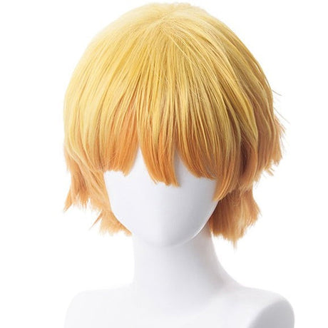 Shaoxing Keqiao Chengyou Textile Co.,Ltd Costume Accessories Demon Slayer Thunder Master Anime Wig for Adults 810077658024