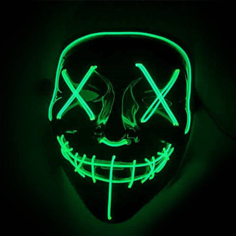 SHENZHEN DASHENG ELECTRONIC TECHNOLOGY CO. Costume Accessories Green LED wire mask 526630915632