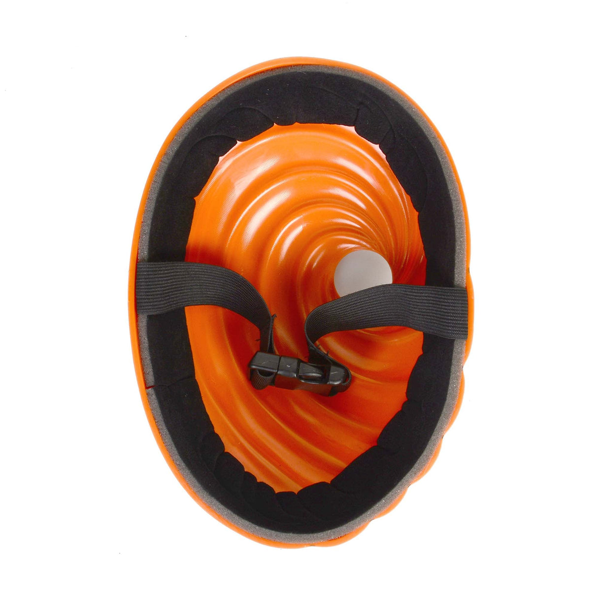 SHENZHEN PARTYGEARS DEVELOPMENT CO. LTD Costumes Accessories One Eyed Orange Spiral Anime Villain Mask, 1 Count
