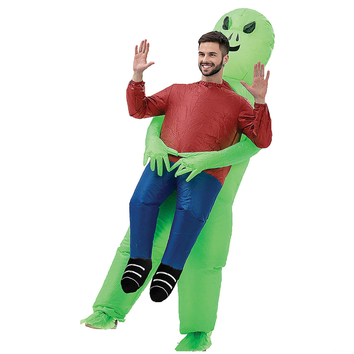 STUDIO HALLOWEEN Costumes Inflatable Alien Costume for Adults 810073314429