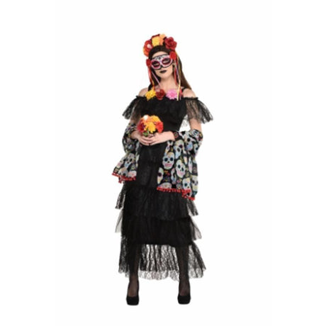 Buy Costume Accessories Day of the dead shawl sold at Party Expert