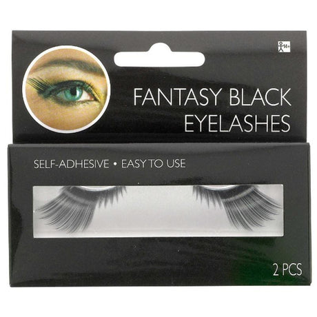 Buy Costume Accessories Fantasy black fake eyelashes sold at Party Expert