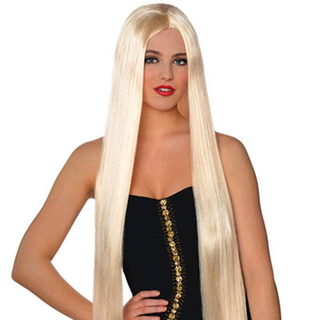 Buy Costume Accessories Lavish blonde wig for women sold at Party Expert