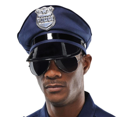 Buy Costume Accessories Police hat for adults sold at Party Expert