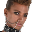 SUIT YOURSELF COSTUME CO. Costume Accessories Safety Pin Earrings And Nose Chain Kit 192937334898