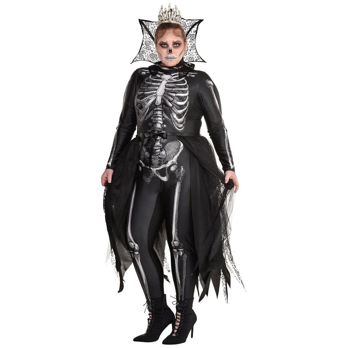 Buy Costumes Gothic Skeleton Queen Costume for Plus Size Adults sold at Party Expert