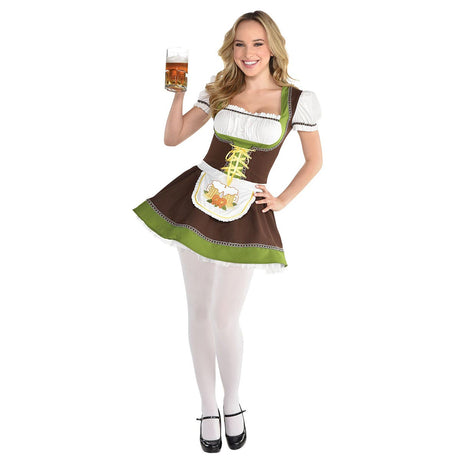 SUIT YOURSELF COSTUME CO. Costumes Oktoberfest Costume for Adults, Brown and Green Dress