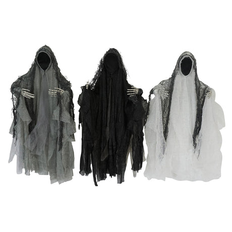 SUNSTAR INDUSTRIES Halloween Hanging Faceless Reaper, 21 in, Assortment, 1 Count 762543950746