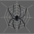 SUNSTAR INDUSTRIES Halloween Spider Web With Giant Spider, 1 Count 762543828571