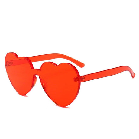 Buy Costume Accessories Red Fashion Shaped Sunglasses for Adults sold at Party Expert
