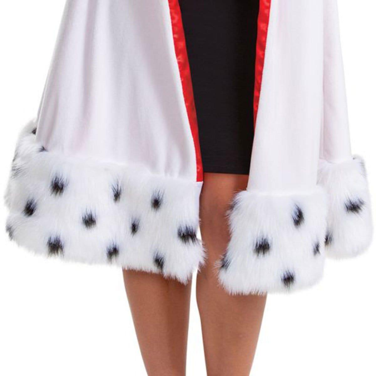 Buy Costume Accessories Cruella Jacket Deluxe for Women, 101 Dalmatians sold at Party Expert