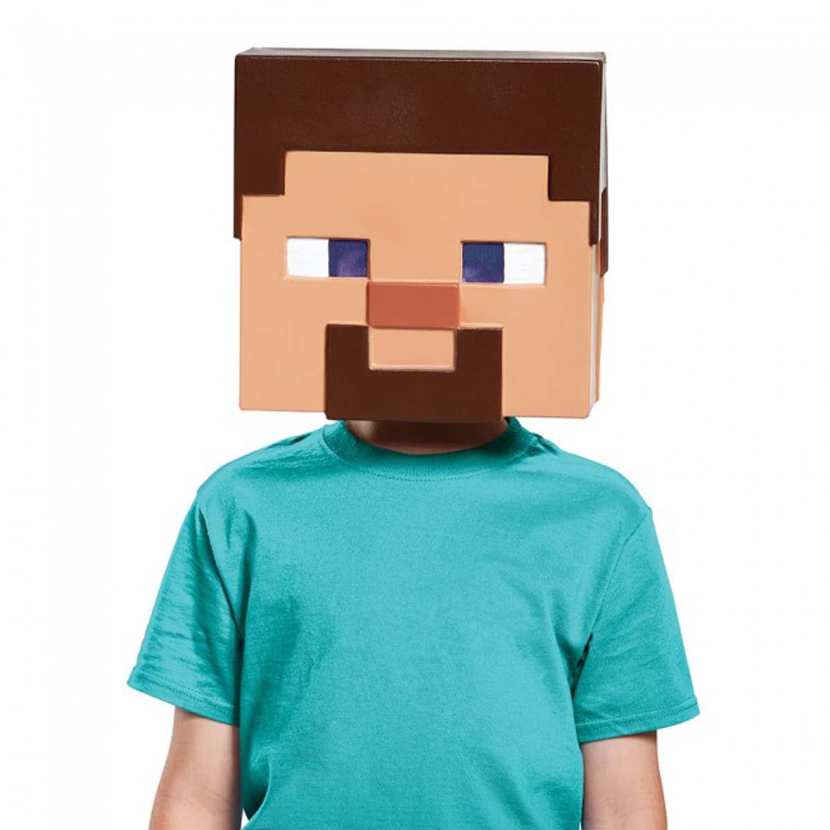 Buy Costume Accessories Steve mask, Minecraft sold at Party Expert