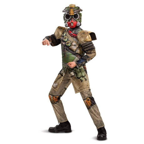 Buy Costumes Bloodhound Muscle Costume for Kids, Apex Legends sold at Party Expert
