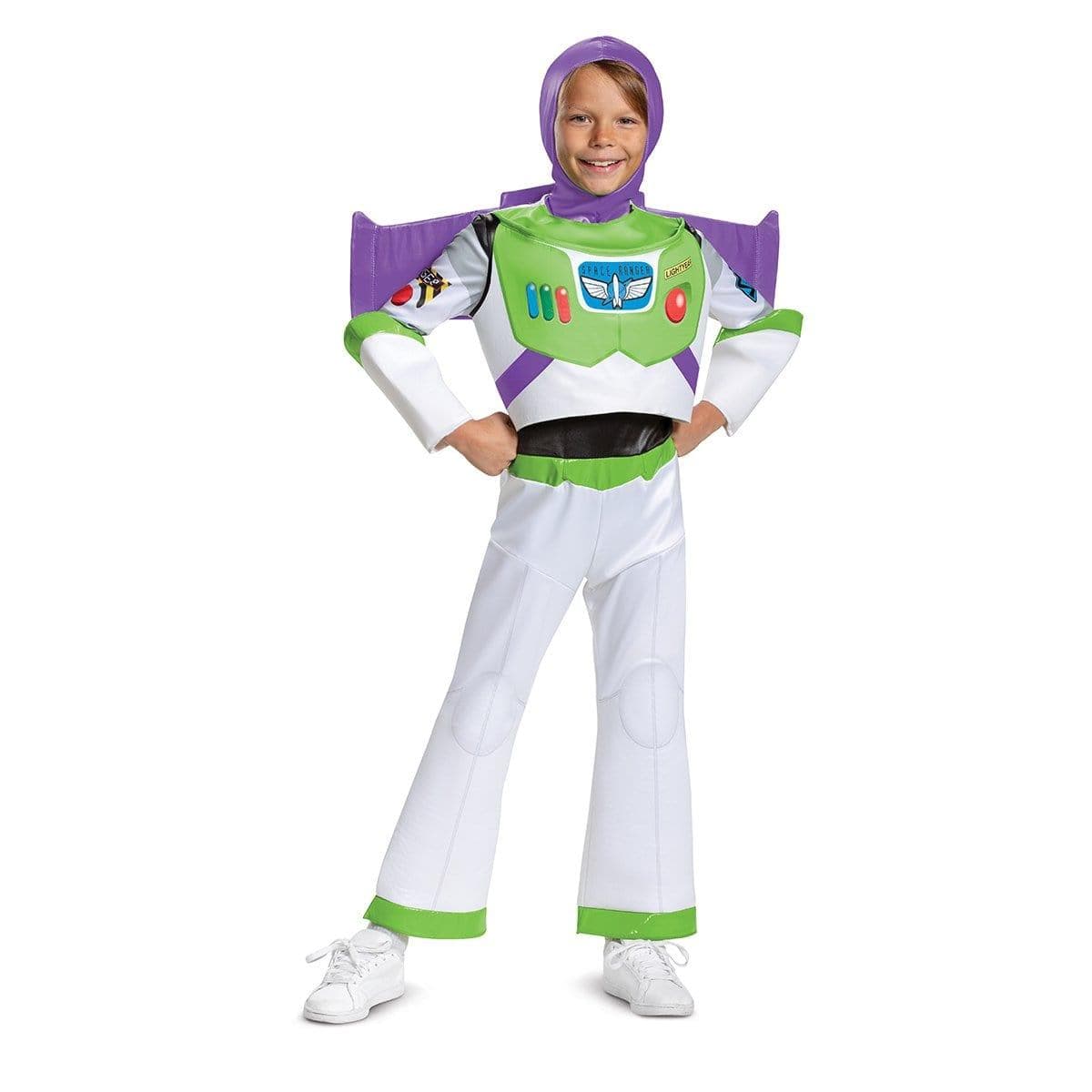 Buy Costumes Buzz Lightyear Deluxe Costume for Kids, Toy Story sold at Party Expert
