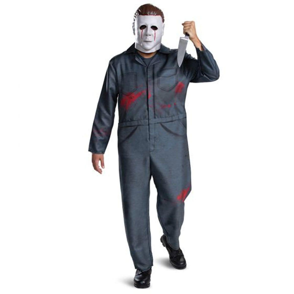 Buy Costumes Michael Myers Deluxe Costume for Plus Size Adults, Halloween II sold at Party Expert