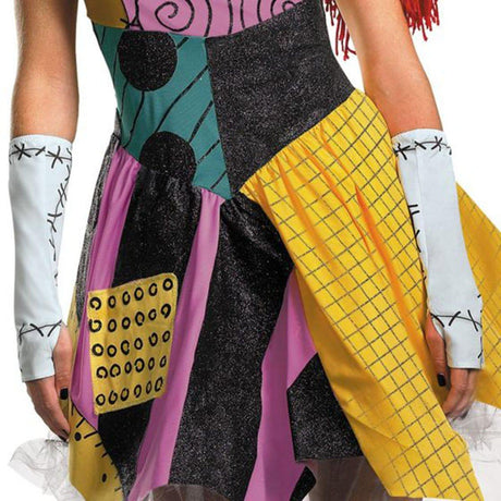 Buy Costumes Sally Deluxe Costume for Adults, Nightmare Before Christmas sold at Party Expert