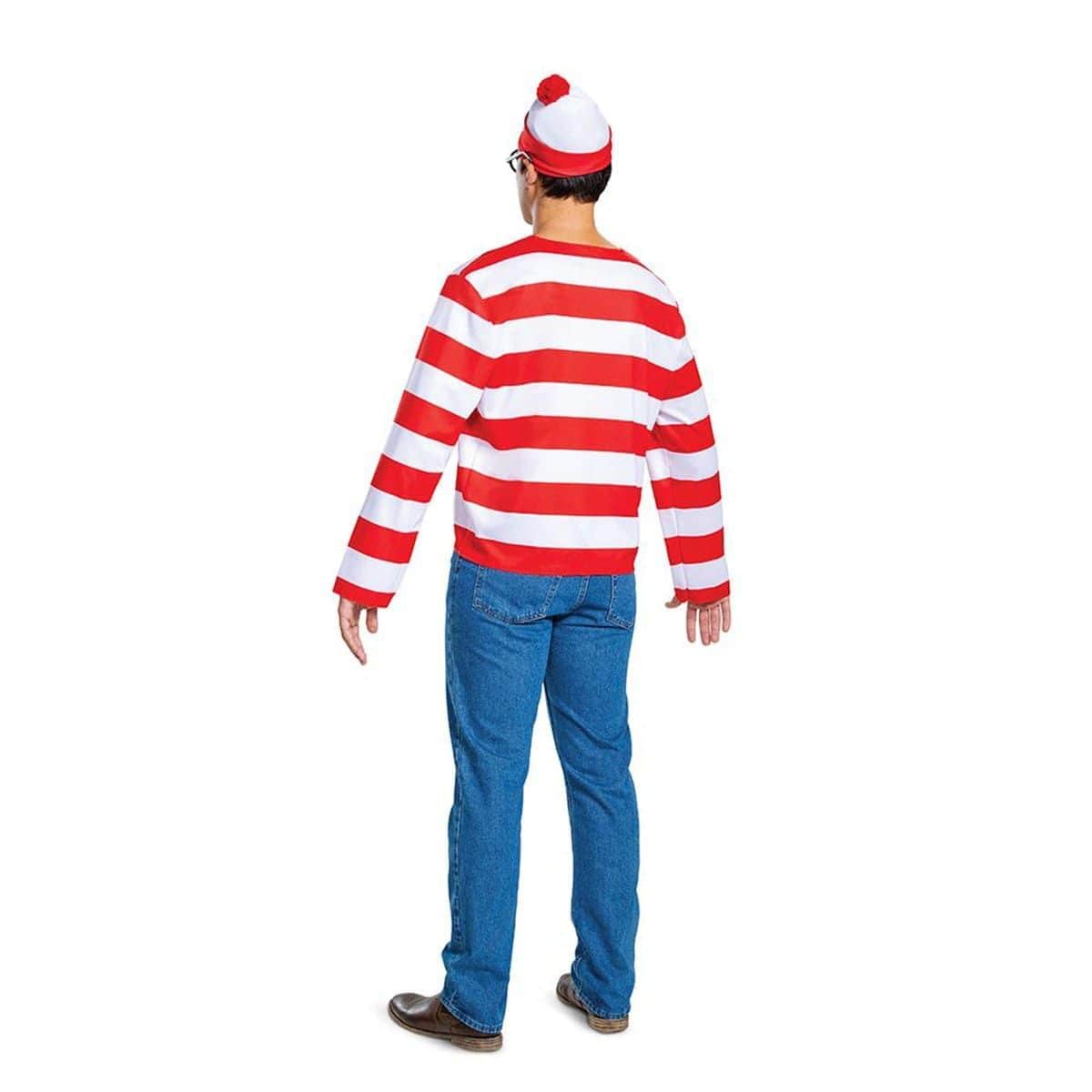 Buy Costumes Waldo Classic Costume for Adults, Where's Waldo sold at Party Expert