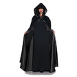 Buy Costume Accessories Black deluxe satin & velvet cape for adults sold at Party Expert