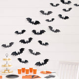 UNIQUE PARTY FAVORS Halloween Flying Bats Wall Decorating 011179237555